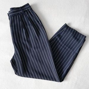 BABATON Pleated Navy Pant